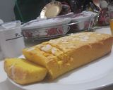 Foto langkah ke 8 dari resep Lemon cake with almond topping.