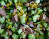 Zöldséges saláta recept fázis 1 fotója