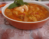 Foto del paso 3 de la receta: Sopa de tomate con langostinos
