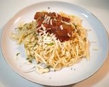 Pas rețetă Macaroane cu sos și carne de vită 1 fotografie