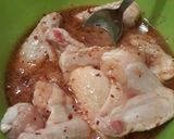 Csípős csirkeszárnyak főtt burgonyával és narancs kompóttal recept fázis 2 fotója