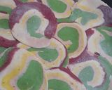 A picture of step 10 of Colourful Puri.
