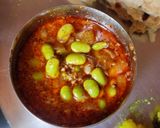 A picture of step 5 of Green Soyabean Curry.