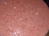 Puding lumut susu bunga Rosella