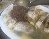 Gambar langkah 6 resipi Siakap Kukus Taucu.