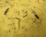 A picture of step 7 of Papad ki kadhi.