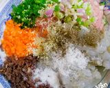Hình bước làm 2 của món Há cảo sắc màu
