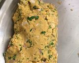 A picture of step 1 of Makki methi Parantha.