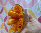 A picture of step 1 of Aam papad.