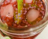 A picture of step 3 of Rooh Afza Mojito.