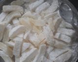 A picture of step 2 of Glaze honey chilli potatoes.