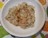 Foto del paso 3 de la receta: Calabacín y zanahoria con pesto de ajo y perejil con n. pecanas