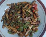 Foto langkah ke 7 dari resep 3.Tumis pare tempe teri.