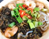 Hình bước làm 3 của món Bún Nưa Nấu Tôm & Rong Biển