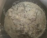 A picture of step 1 of Mutton malai.