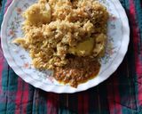 A picture of step 12 of Pilau.