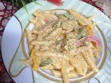معكرونة بكريمة الطبخ