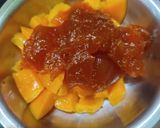 A picture of step 1 of Yummy Mango Soufflé.
