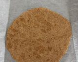 A picture of step 4 of Flax seed flat for wraps.