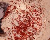 A picture of step 1 of Besan ka cheela.