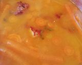 Bableves füstölt oldalassal recept fázis 5 fotója