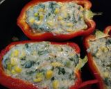 Foto del paso 8 de la receta: Morrones rellenos full vegetales