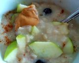 Foto del paso 3 de la receta: Avena cocida baja en calorías 🍏🥜