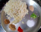A picture of step 2 of Potato stuffed bajra/pearl millet paratha.