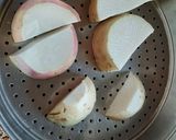 A picture of step 1 of Turnip Dryfruit Chocolate Fudge.