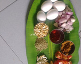 முட்டை ஆம்லெட் கிரேவி (Muttai omelette gravy recipe in tamil) ரெசிபி ஸ்டேப் 1 புகைப்படம்