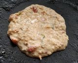 A picture of step 4 of Italian Chilla.