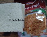 Foto langkah ke 1 dari resep Roti Lapis Abon.