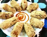 A picture of step 6 of Oil free veg cutlet.