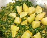 A picture of step 5 of Aloo Methi Sabzi.