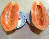 Foto langkah ke 1 dari resep Puding Pepaya.