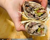 A picture of step 6 of Tortilla Bread or Shawarma Bread.
