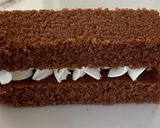 A picture of step 5 of Chocolate semolina mini cakes.