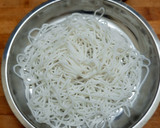 A picture of step 4 of String hopper/ Idiyappam.