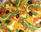 Foto del paso 4 de la receta: Pizza de brócoli y coliflor 🥦