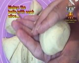 A picture of step 4 of Stuffed Beef Buns.