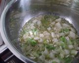 A picture of step 2 of Sig's Cheese&Onion Flapjack.