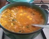 Foto del paso 5 de la receta: Sopa de Espinacas, queso y jamón