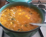 Foto del paso 5 de la receta: Sopa de Espinacas, queso y jamón