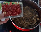 Foto del paso 4 de la receta: Champiñones con jamón