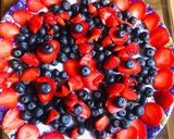 A picture of step 4 of Blueberry strawberry salad.