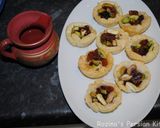 A picture of step 11 of Raisins-Pistachio Baklava.
