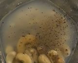 Foto del paso 2 de la receta Espaguetis con champiñones en salsa de anacardos