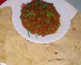 A picture of step 7 of Green peas MakhaniCurry.
