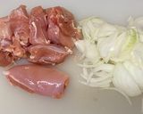 A picture of step 1 of 3 dishes cooked in 1 pot.