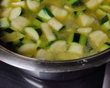 A picture of step 3 of Zucchini Mascarpone Soup.
